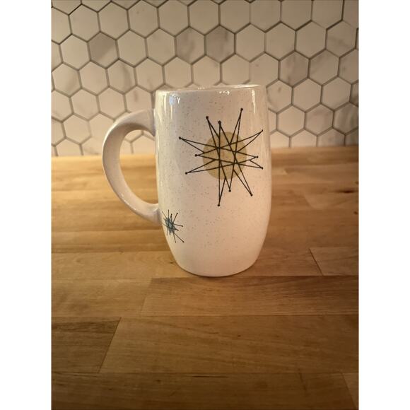 Franciscan Atomic Starburst RARE Grand Mugs SET Of 2 PERFECT VINTAGE - Picture 3 of 8